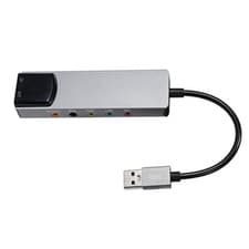 Image of USB Sound Card 5.1 Channel External Audio Card SPDIF Optical Supports AES/EBU