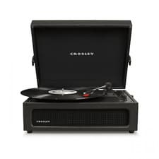 Image of Crosley Voyager Bluetooth Turntable Portable Vinyl Record Player Vintage Black