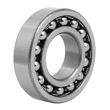 Image of 30mm Inner Dia 62mm OD 16mm Thickness Self Aligning Ball Bearing 1206