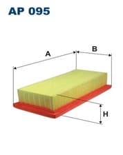 Image of FILTRON AP 095 AIR FILTER FOR FIAT,LANCIA