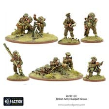 Image of Bolt Action British Army Support Group Heavy Weapons Platoon NEW Sealed