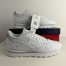 Image of Authentic Reebok Classic Leather ® Mens UK 6.5 White / Slate