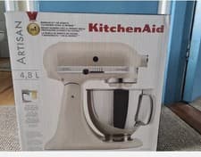 Image of KitchenAid Artisan Stand Mixer 4.8L Almond Cream 5KSM125BAC