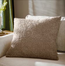 Image of Cabu Chunky Boucle Square Cushion - Four Colours Available