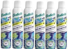 Image of 6x Batiste 24H Active Dry Shampoo 200ml No Rinse Sweat Activated NEW Range