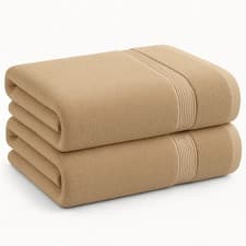 Image of Luxury 100% Egyptian Cotton 2x Jumbo Bath Sheet Extra Large 600GSM Premium Towel