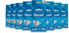 Image of Lavazza, Caffè Decaffeinato, Ground Coffee, 8 Packs of 250 g, Ideal for Moka Pot