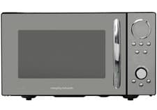 Image of Morphy Richards 900W Standard Microwave With Grill 9 Programmes 23L - Black