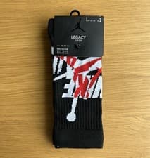 Image of Air Jordan Legacy Crew Socks Jumpman Black/White/Red EU42-46