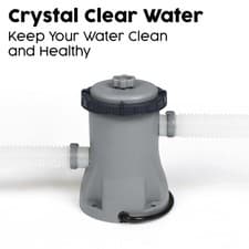 Image of Bestway 58386 Filter Pump 800 GAL. / 3,028L Clean, Clear, and Healthy Pool Water