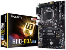 Image of Gigabyte H110-D3A, Intel (LGA1151) DDR4 m.2 GB LAN, ATX Motherboard 