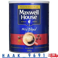 Image of Maxwell House Mild Blend Instant Coffee Powder Tin 750 gm