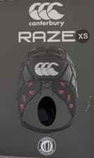 Image of Canterbury Rugby Raze Black Protective Headguard New Extra Small