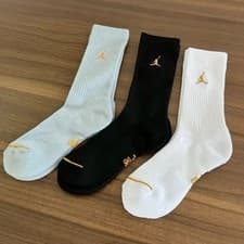 Image of 3 Pairs Air Jordan Crew Socks Men's-Women's Everyday Size S-L