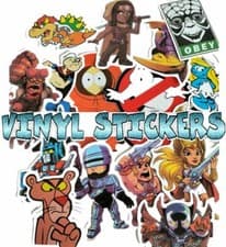 Image of Gadget Decals Vinyl Stickers - Popular Retro TV And Film Related