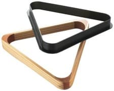 Image of Powerglide Pool & Snooker Triangles 1 7/8 2 1/16 1/4 Wood Plastic 10 15 Ball