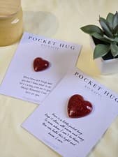 Image of Handmade Resin - Pocket Hug for Friends & Family | Personalised Gift | Keepsake