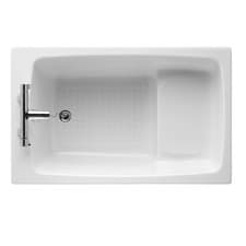 Image of Armitage Shanks Single Ended Rectangular Bath 1200mm x 750mm - 2 Tap Holes