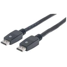 Image of Manhattan DisplayPort 1.1 Cable 4K@60Hz 10m Male to Male With Latches Fully S...