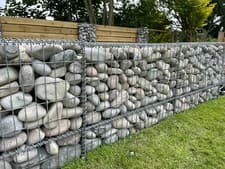Image of Gabion Cages / Baskets Retaining Stone Garden Wall Heavy Duty 4mm wire I UK I