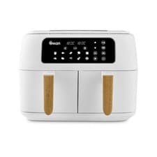 Image of Swan SD10410WHT Nordic Duo 13-in-1 Air Fryer with Dual Non-Stick Baskets, Swan