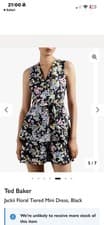 Image of Ted Baker Jakii Dress Size 14 Ted Size 3 Unworn Stunning Occasion Summer Dress