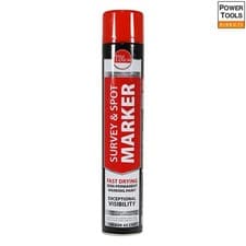 Image of Timco 237206 Survey & Spot Marker - Red 750Ml Can 1