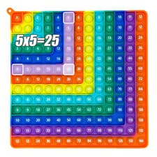Image of Multiplication Practice Math Games 12x12 Times Table Learning Activity Board UK