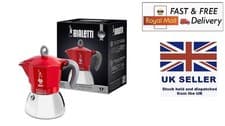 Image of Bialetti Moka Induction 6 Cup Espresso Maker Red - FREE ROYAL MAIL