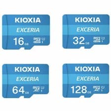 Image of KIOXIA EXCERIA 16GB 32GB 64GB 128GB microSD Memory Card C10 Full HD 100MB/s UK