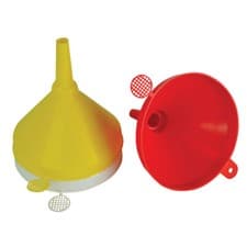 Image of Faithfull AGT7801 Plastic Funnel 150mm Set, 3 Piece