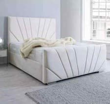 Image of Sunrise Style Upholstered Bed Frame 5ft King-size 4ft6 Double bed **NEW**