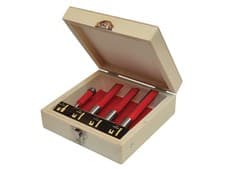 Image of Faithfull FAIRBSKWJ Set of 4 1/2in Shank Kitchen Worktop Cutters