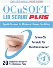 Image of Ocusoft Lid Scrub plus 20 Wipes for Eyes, Cleansing, Moisturizing, Treating Dry