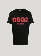 Image of DSQUARED2 "DSQ2" Black T-Shirt S74GD0823 Size L RRP £220