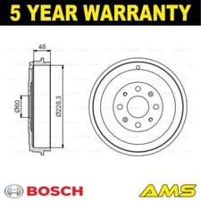 Image of Fits Vauxhall Corsa 2006-2019 Adam 2013-2019 Brake Drum Rear Bosch