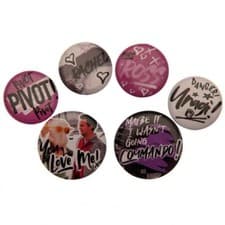 Image of Friends Button Doodle Badge Set
