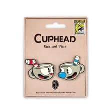 Image of Cuphead Enamel Collector Pin 2 Pack San Diego ComiCon 2017 Exclusive