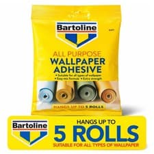Image of 5-30 Rolls Bartoline Wallpaper Paste Adhesive Extra Strong All Purpose Glue Mix