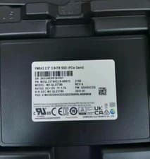 Image of 3.84TB Samsung SSD PM9A3 U.2 NVME MZ-QL33T80 PCIE MZQL23T8HCLS-00B7C GDA53C2Q