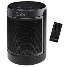 Image of Russell Hobbs Electric Heater Black & Silver 1500W Oscillating Space RHCH2002S