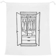 Image of 'Wardrobe' Laundry / Washing / Storage Bag (LB00032705)
