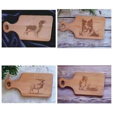 Image of Chopping / Serving Board - Country & working animals - Crafted in Wales