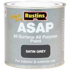 Image of Rustins ASAP Paint Grey 250ml