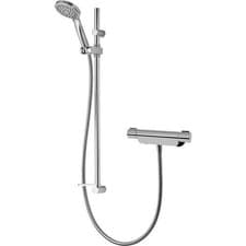 Image of Aqualisa Midas 220 Mixer Shower Exposed Bar Valve Chrome 4 Spray Handset MD220S
