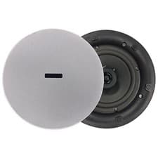 Image of 6.25" 20W 100V RMS 2 Way Ceiling Wall Mount Multi-Tap Slim Speaker System PA