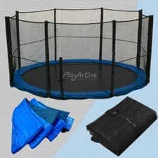 Image of Trampoline Replacement Rain Cover, Spring Cover, Jump Mat Safety Net All Sizes