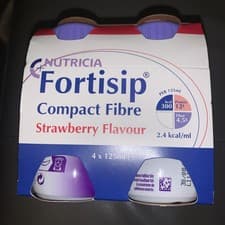 Image of FORTISIP COMPACT PROTEIN DRINK strawberry 4x 125ml