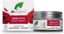 Image of Dr Organic Rose Otto Night Cream, Moisturising, Healthy-Aging, Wrinkles