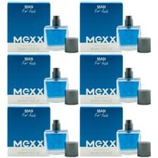 Image of Mexx MAN For Him Eau de Toilette Spray 6 x 50ml Scent of Lavender & Oakmoss